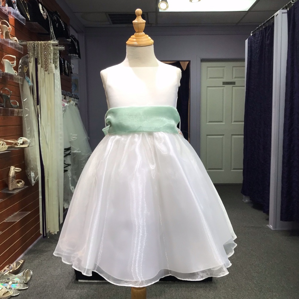 Joy Kids - Style 3577 - Size 4 - White/Green